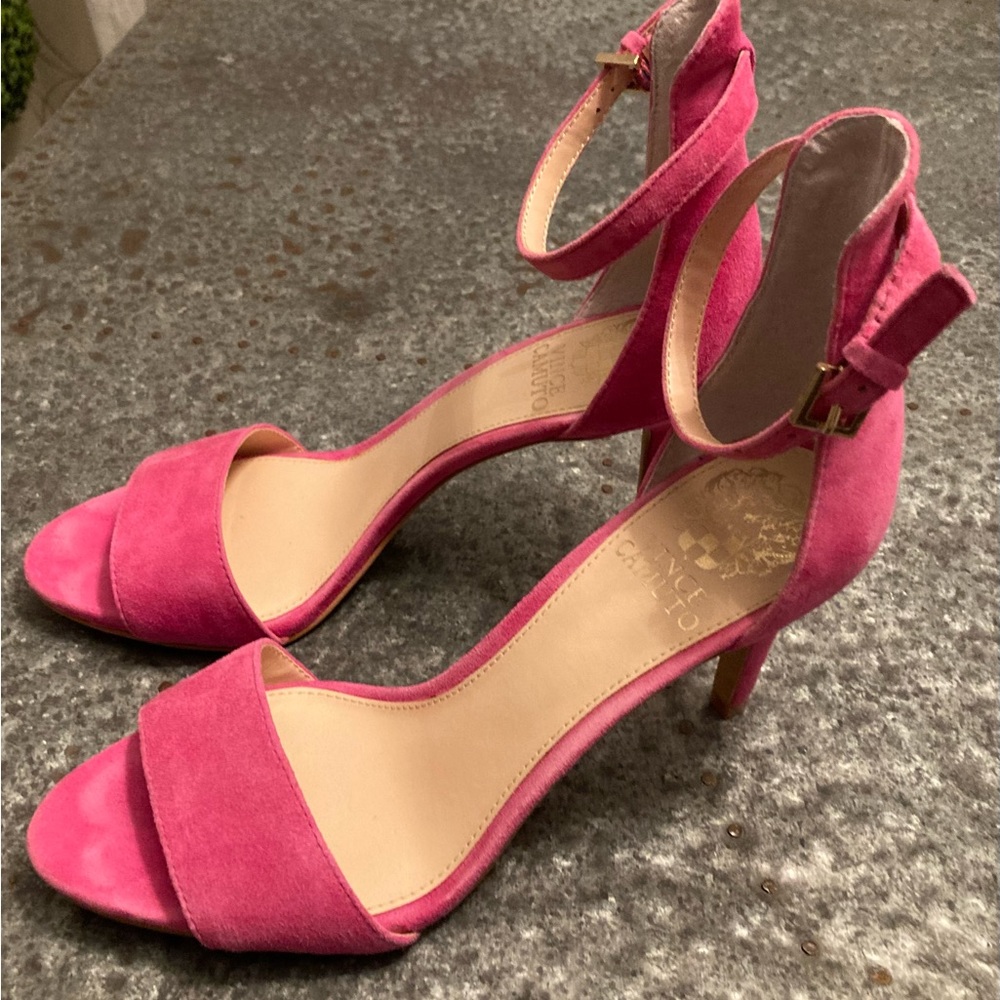 Vince Camuto Hot Pink Heels - Picture 4 of 6